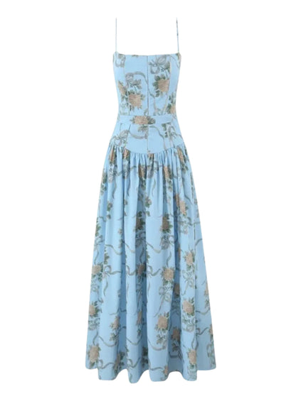 Manuela | Elegantes und stilvolles Midikleid mit Blumenmuster