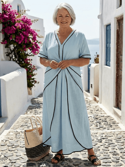 Klaudia | Elegantes Midikleid mit geraffter Taille