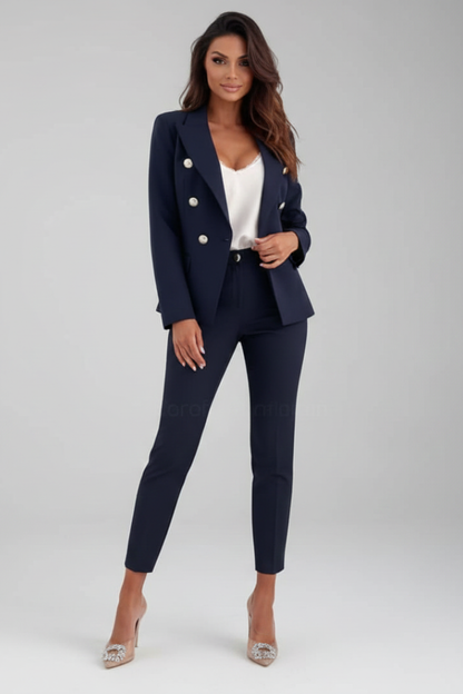 Katharina | Eleganter Zweireiher-Blazer-Anzug