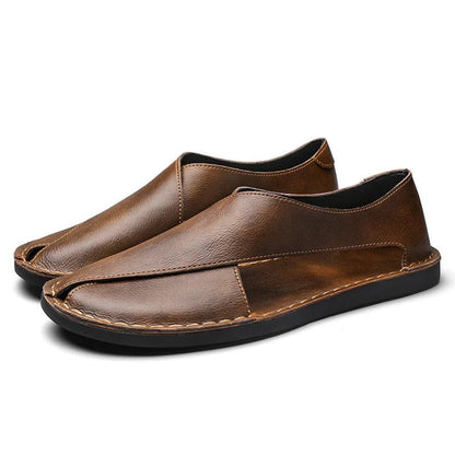 Henri | Klassische Herren-Leder-Slide-Sandalen