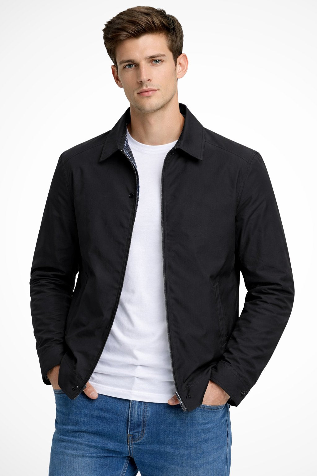 Leon | Klassische Harrington-Jacke für stilvolle Herren