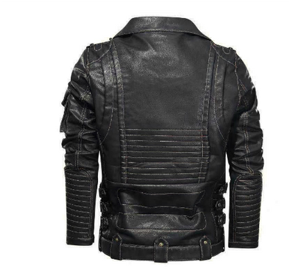 Martino | Stilvolle und warme Herrenlederjacke