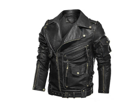 Martino | Stilvolle und warme Herrenlederjacke
