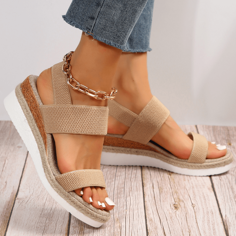Marlene | Sportliche & Komfortable Plateau-Sandalen
