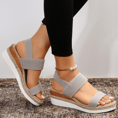 Marlene | Sportliche & Komfortable Plateau-Sandalen