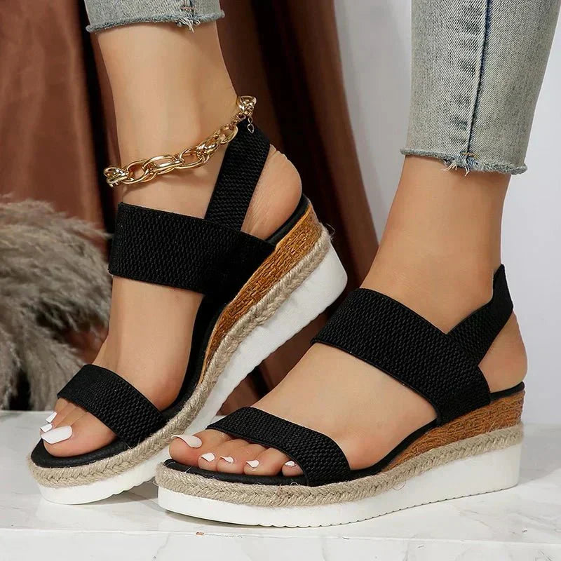 Marlene | Sportliche & Komfortable Plateau-Sandalen