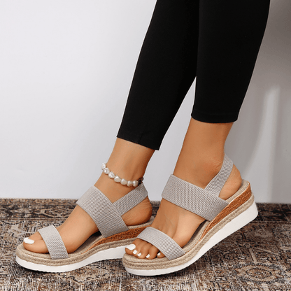 Marlene | Sportliche & Komfortable Plateau-Sandalen