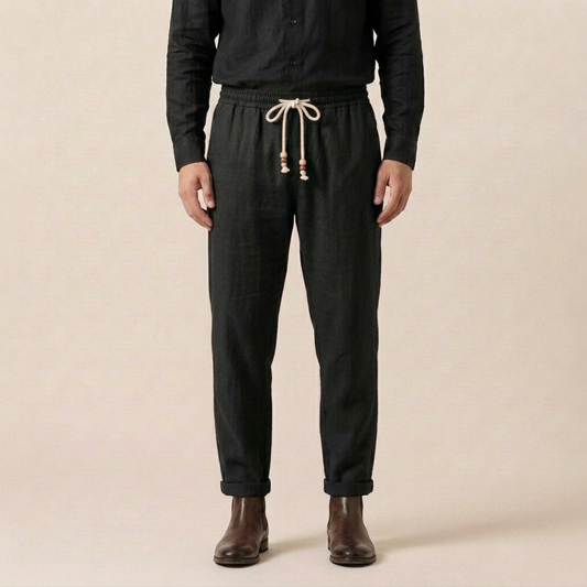 Luca | Atmungsaktive und stilvolle Sommer Leinenhose