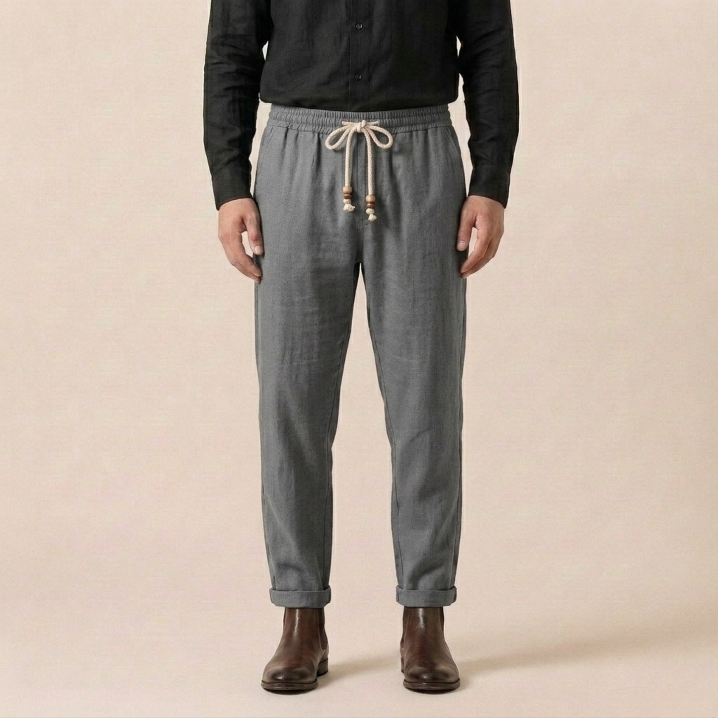 Luca | Atmungsaktive und stilvolle Sommer Leinenhose