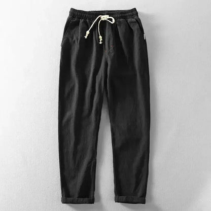 Luca | Atmungsaktive und stilvolle Sommer Leinenhose