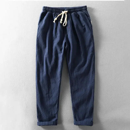 Luca | Atmungsaktive und stilvolle Sommer Leinenhose