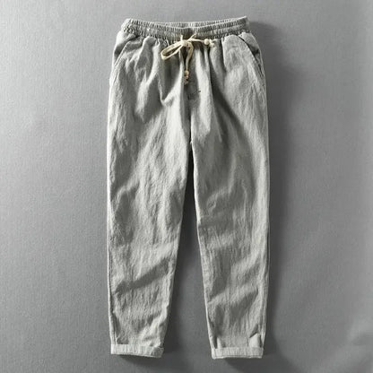 Luca | Atmungsaktive und stilvolle Sommer Leinenhose