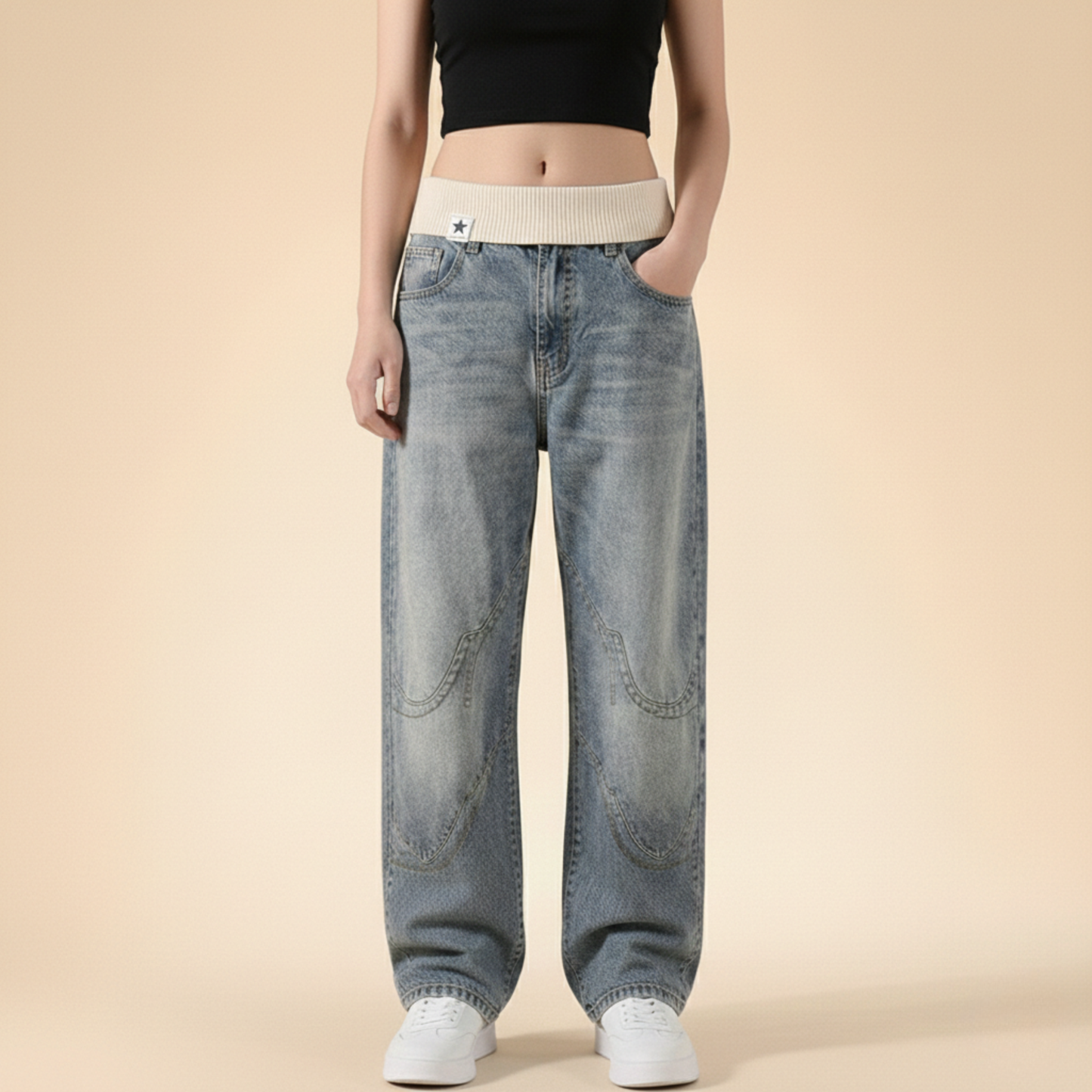 Anna | Bequeme Baggy-Jeans für Damen