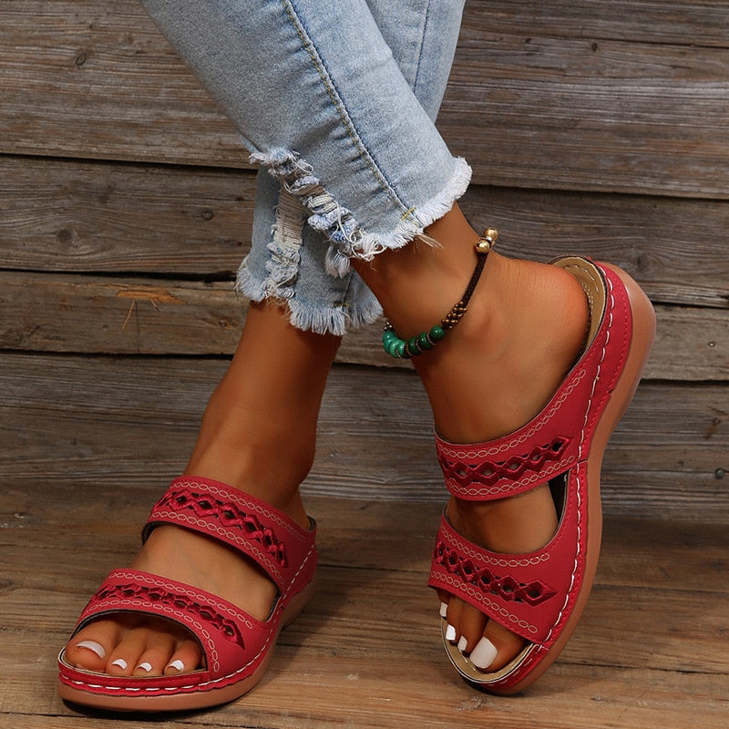 Katrin | Stilvolle Retro-Sandalen mit maximalem Komfort