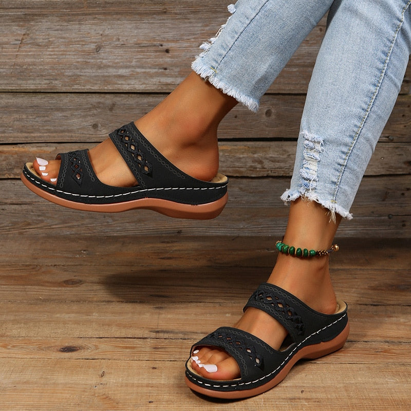 Katrin | Stilvolle Retro-Sandalen mit maximalem Komfort