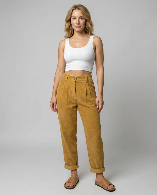 Marlene | Elegante Cordhose mit bequemem Stretchbund