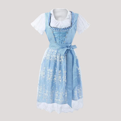 Andrea | Elegantes Kleid mit Blumenstickerei