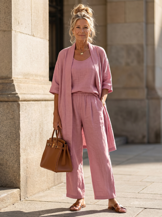 Johanna | Elegantes und bequemes dreiteiliges Set