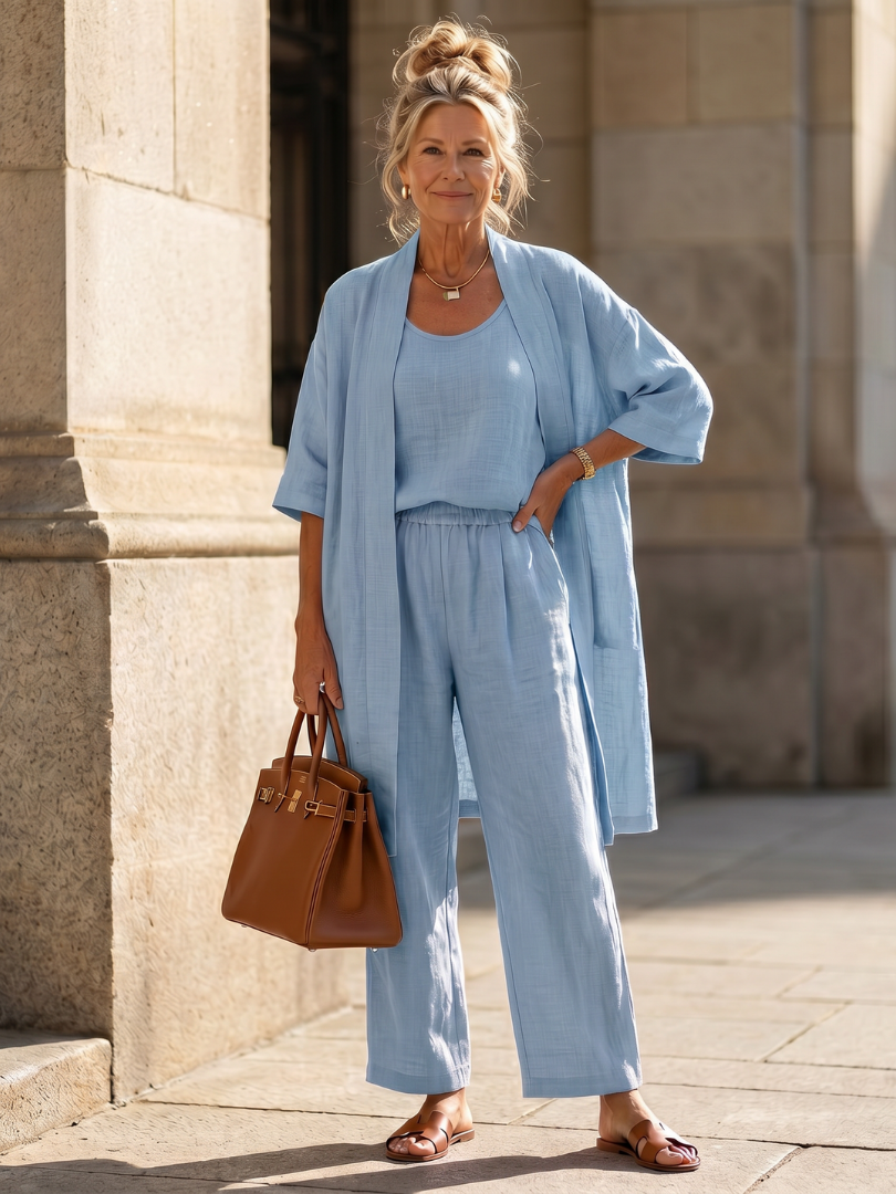 Johanna | Elegantes und bequemes dreiteiliges Set