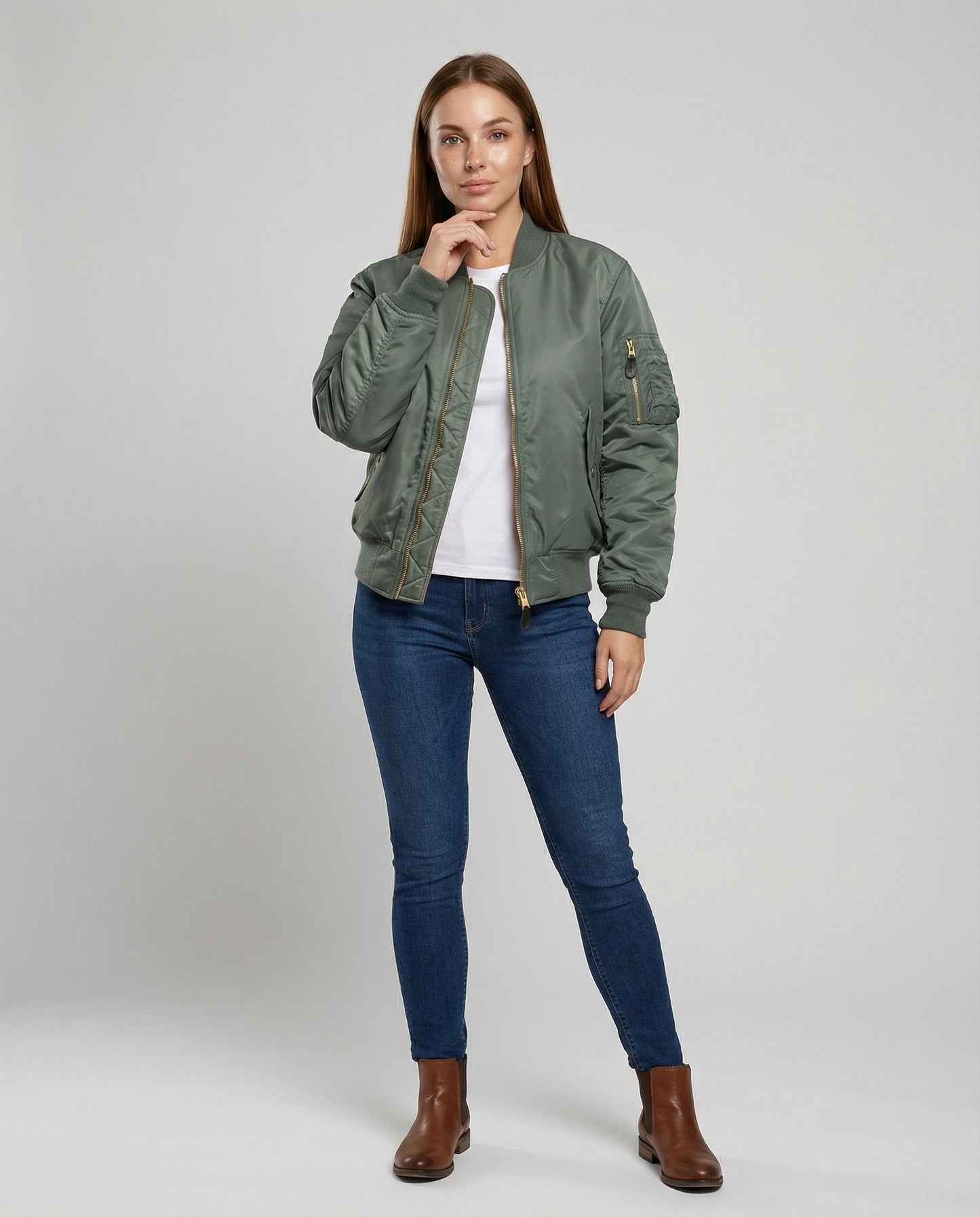Christin | Moderne und Stilvolle Damen-Bomberjacke