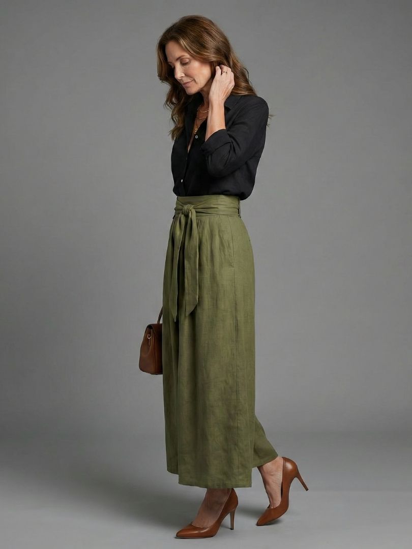 Veldora™ | Zweiteiliges Set mit Bluse und Midirock
