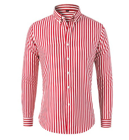 Bruno | Elegantes Gestreiftes Herrenhemd mit Moderner Passform