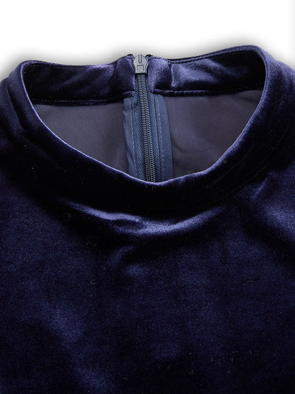 Lisa | Luxuriöses Samt Midikleid