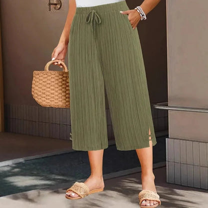 Hannah | Stilvolle Faltenhose für entspannte Eleganz