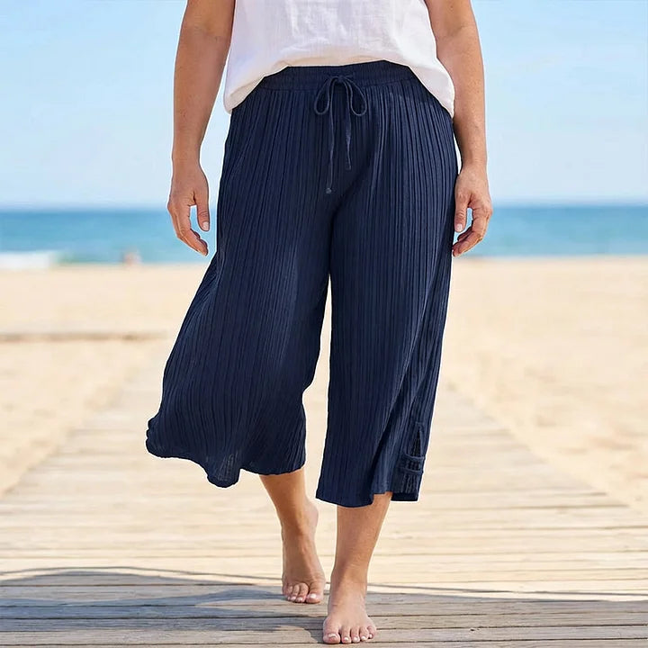 Hannah | Stilvolle Faltenhose für entspannte Eleganz