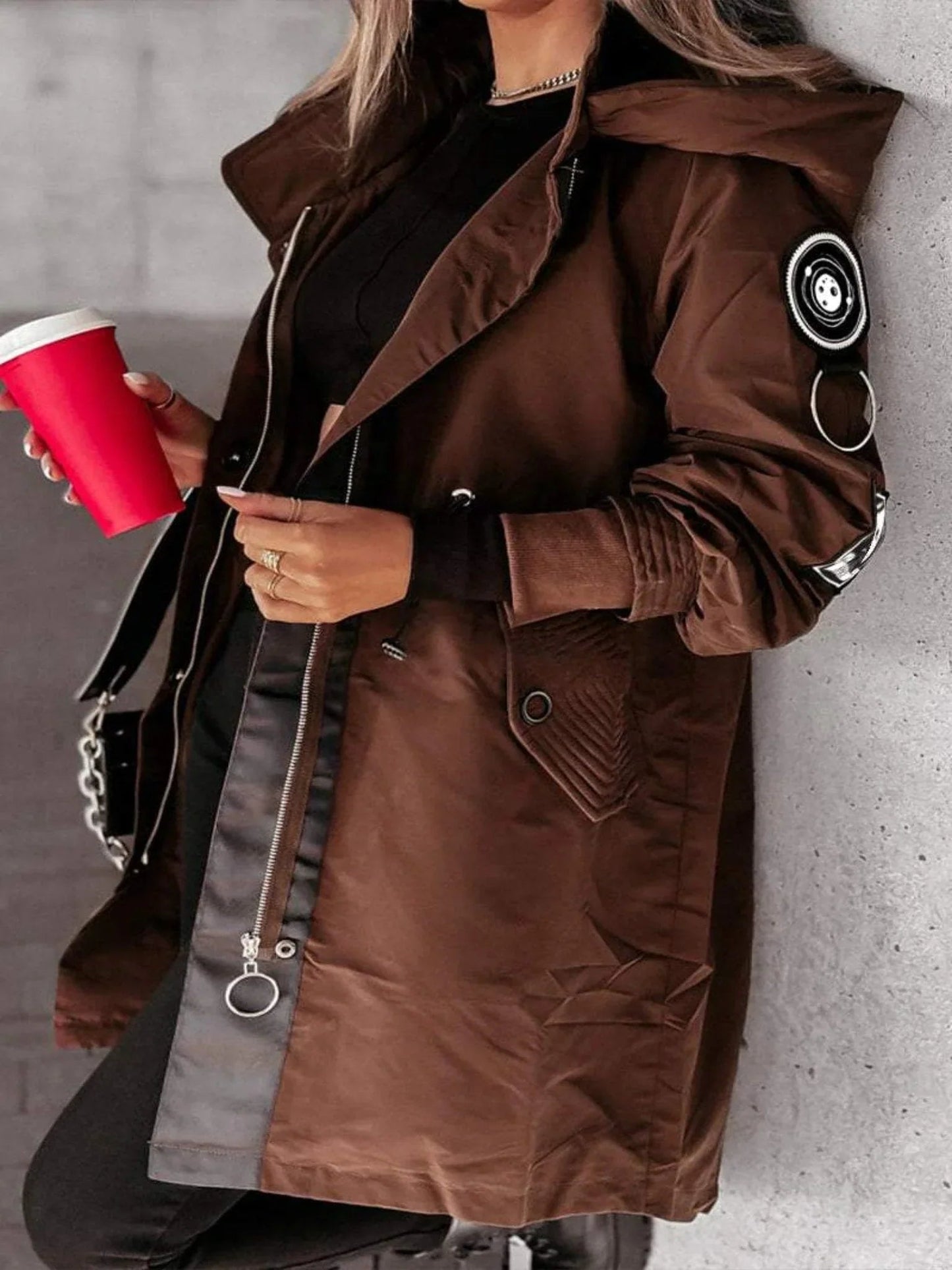 Alina | Elegante und bequeme Kapuzenjacke