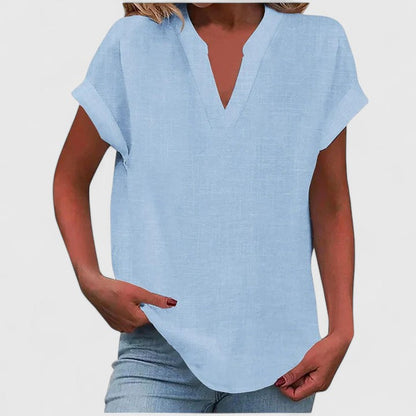 Luviaren™ | Bluse mit V-Ausschnitt