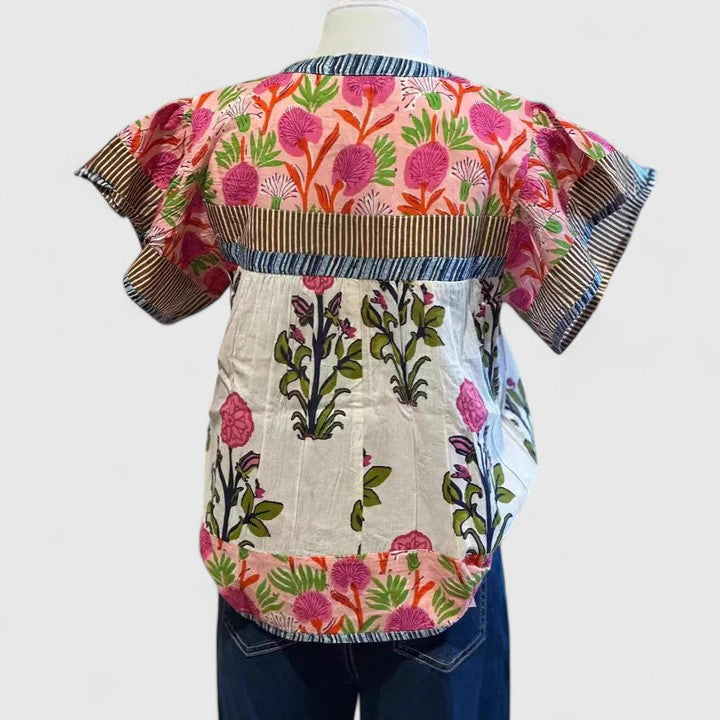 Luviaren™ | Damen Bluse mit Stickerei im Boho-Stil