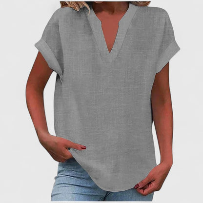Luviaren™ | Bluse mit V-Ausschnitt