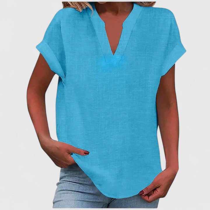 Luviaren™ | Bluse mit V-Ausschnitt