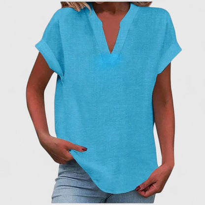 Luviaren™ | Bluse mit V-Ausschnitt