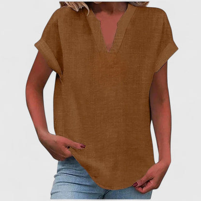 Luviaren™ | Bluse mit V-Ausschnitt