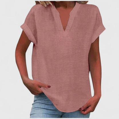 Luviaren™ | Bluse mit V-Ausschnitt