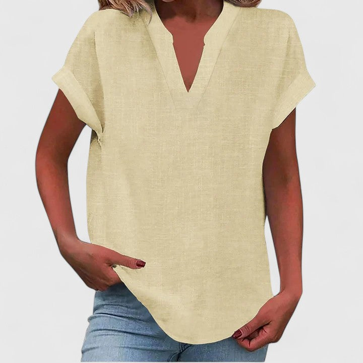 Luviaren™ | Bluse mit V-Ausschnitt