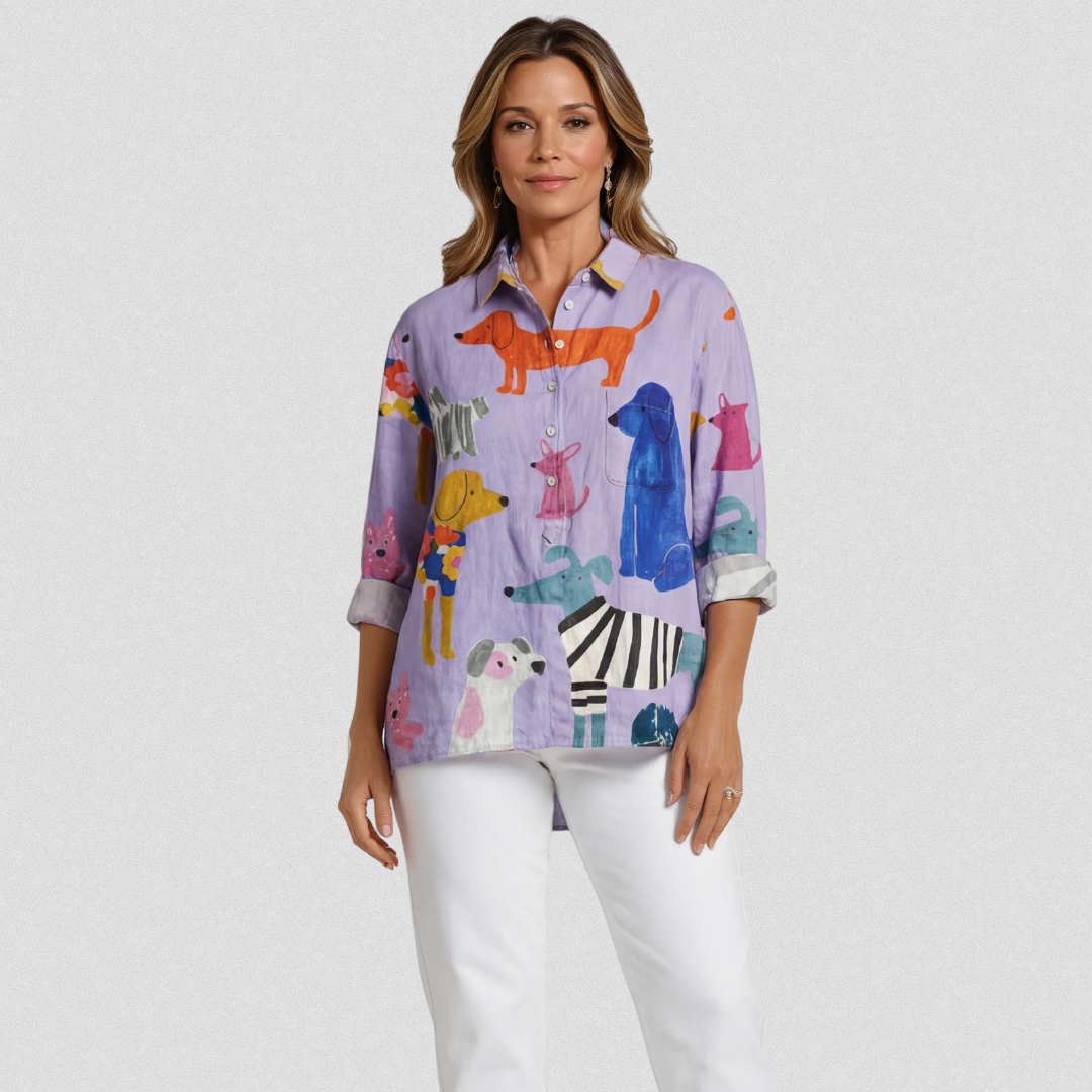 Königsberg™ | Damen T-Shirt mit Hunde-Print