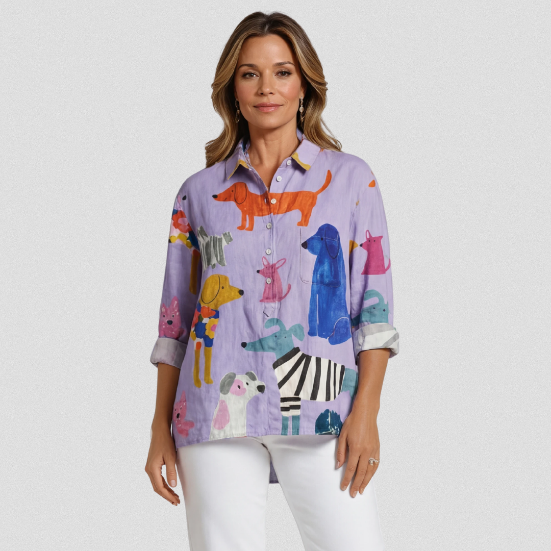 Königsberg™ | Damen T-Shirt mit Hunde-Print