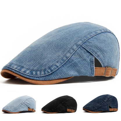 Felix | Klassische Denim Flat Cap