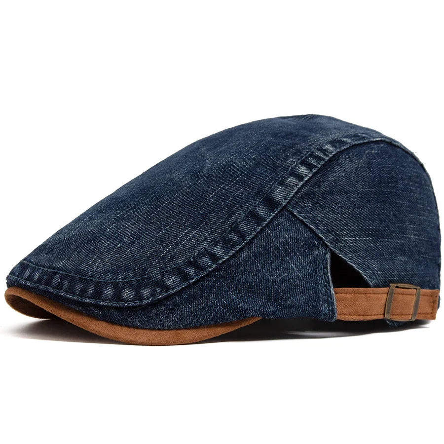 Felix | Klassische Denim Flat Cap