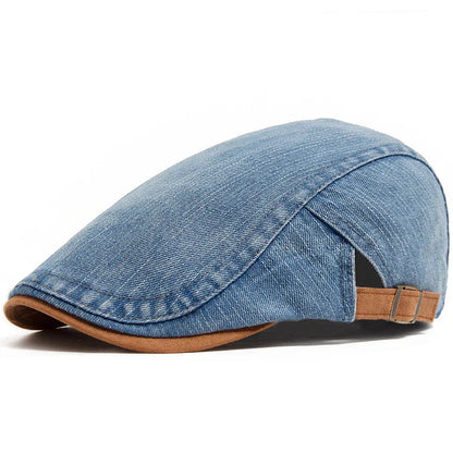 Felix | Klassische Denim Flat Cap