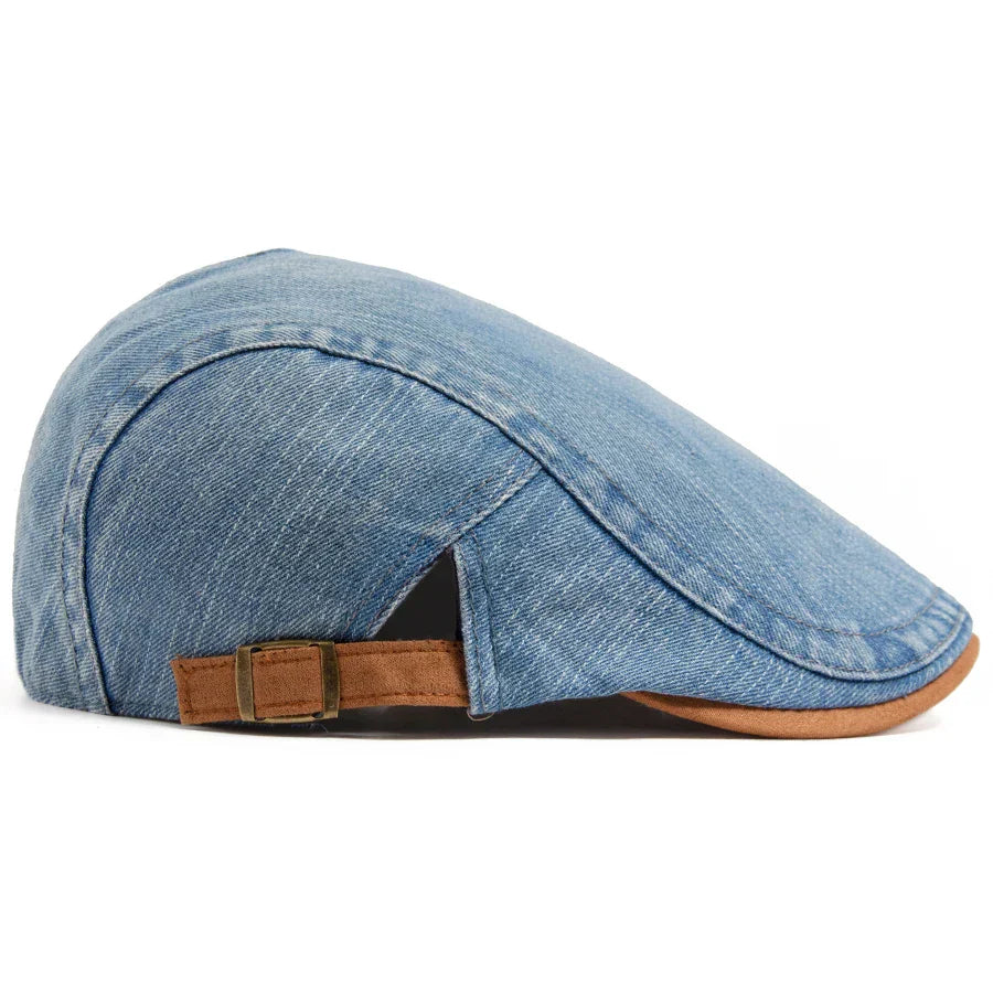 Felix | Klassische Denim Flat Cap