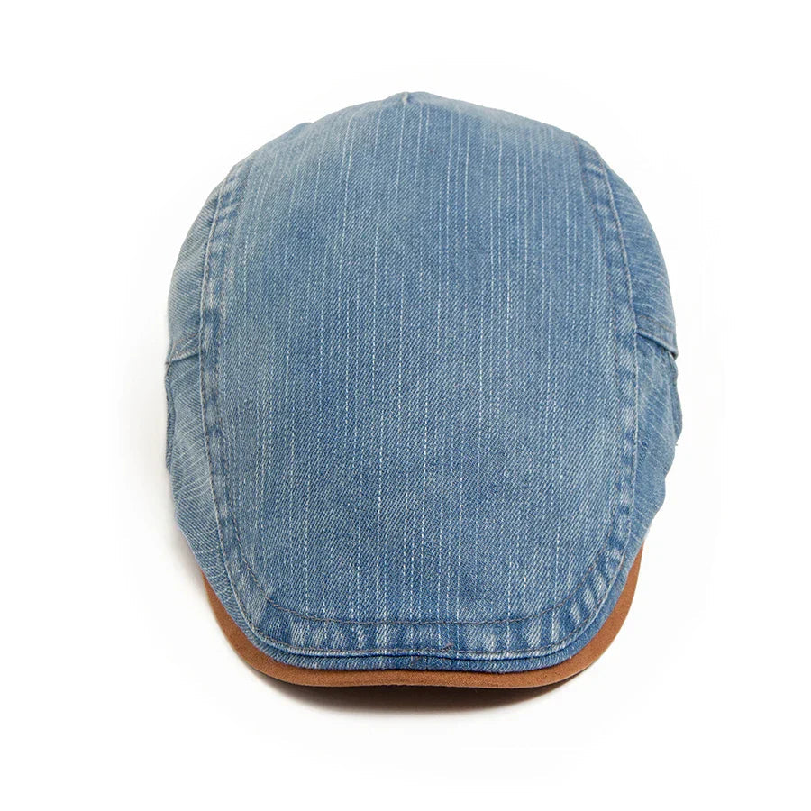 Felix | Klassische Denim Flat Cap