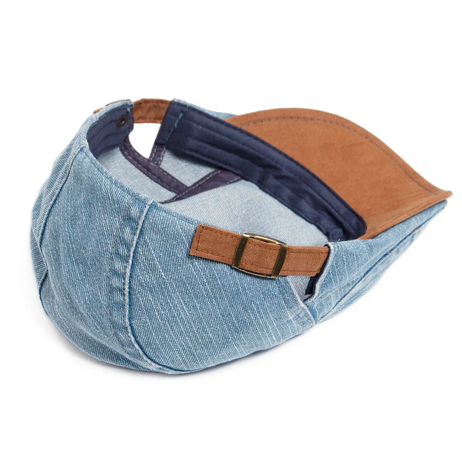 Felix | Klassische Denim Flat Cap