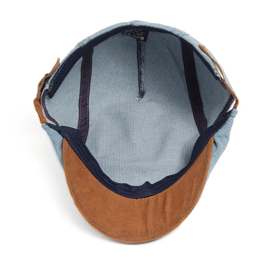 Felix | Klassische Denim Flat Cap