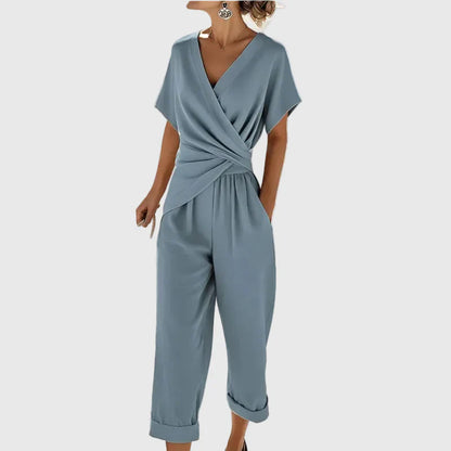 Lüdenstein™ | Zweiteiliges Set mit Wickeloberteil und verkürzter Hose