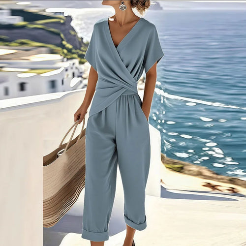 Valerius™ | Zweiteiler mit Wickel-Top und Hose
