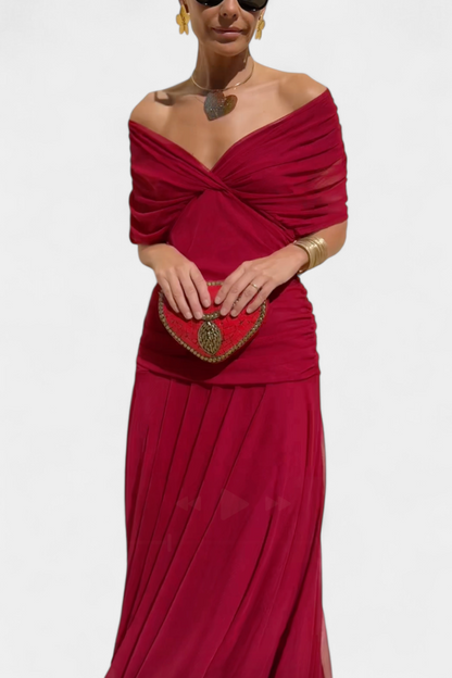 Aurelis™ | Tailliertes Damenkleid mit fließender Silhouette